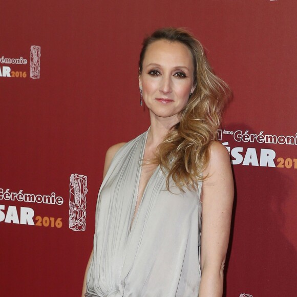 Audrey Lamy enceinte - Photocall lors de la 41e cérémonie des Cesar au théâtre du Châtelet à Paris, le 26 février 2016. © Borde-Jacovides/Bestimage