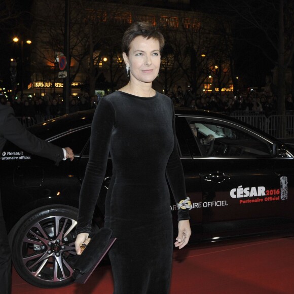 Carole Bouquet - 41e Cérémonie des César au théâtre du Châtelet à Paris. Le 26 février 2016 © Stéphane Kossmann / Bestimage