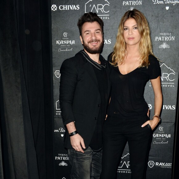 Exclusif - Michaël Youn et sa compagne Isabelle Funaro - Inauguration du Club-Restaurant "L'Arc Courchevel" en association avec le restaurant "Caviar Kaspia Courchevel" au coeur des Trois Vallées à Courchevel, le 17 décembre 2015. © Rachid Bellak/Bestimage