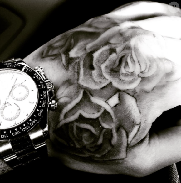 Liam Payne et son nouveau tatouge "roses".