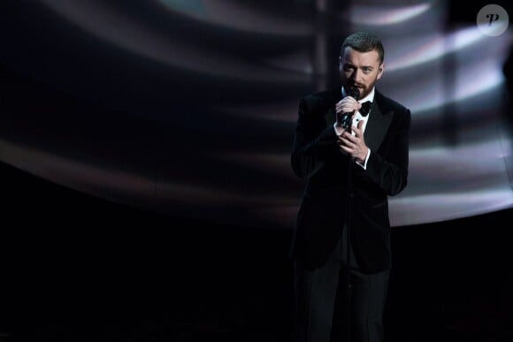 Oscar®-nominee, Sam Smith, performs live at the 88th Academy Awards held at the Dolby Theatre in Hollywood, Los Angeles, CA, USA on February 28, 2016. Photo by ShootPix/ABACAPRESS.COM29/02/2016 - Los Angeles