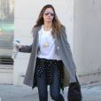 Jessica Biel fait du shopping à West Hollywood le 12 janvier 2016.