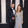 Justin Timberlake et Jessica Biel à la soirée Vanity Fair Oscar, le 28 février 2016