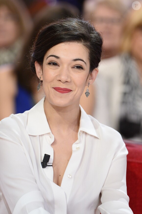 Mélanie Doutey - Enregistrement de l'émission "Vivement Dimanche" à Paris le 11 Fevrier 2015.