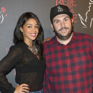 Aurelie Konate, Laurent Ournac - People à la générale de la comédie musicale "La Belle et la Bete" au Théâtre Mogador à Paris le 24 octobre 2013.