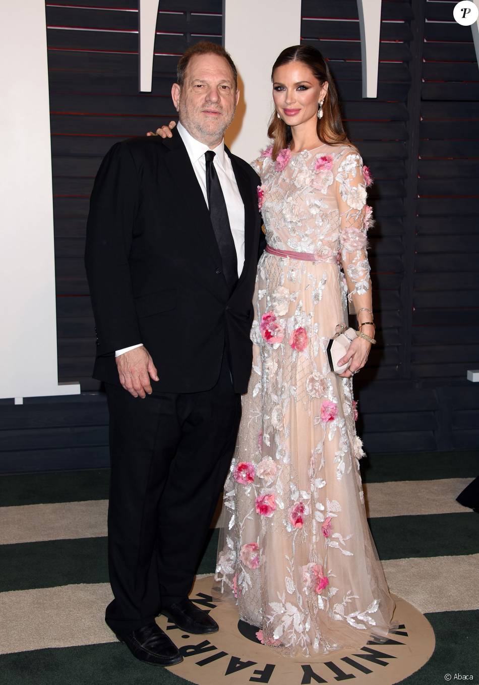 Harvey Weinstein et Georgina Chapman (Marchesa) assistent à la soirée post-Oscars du magazine