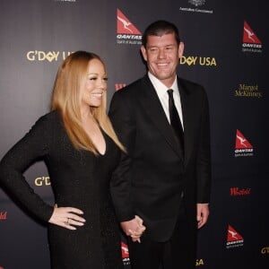 Mariah Carey et son compagnon James Packer à la soirée G'Day à Los Angeles le 28 janvier 2016. © CPA / BESTIMAGE