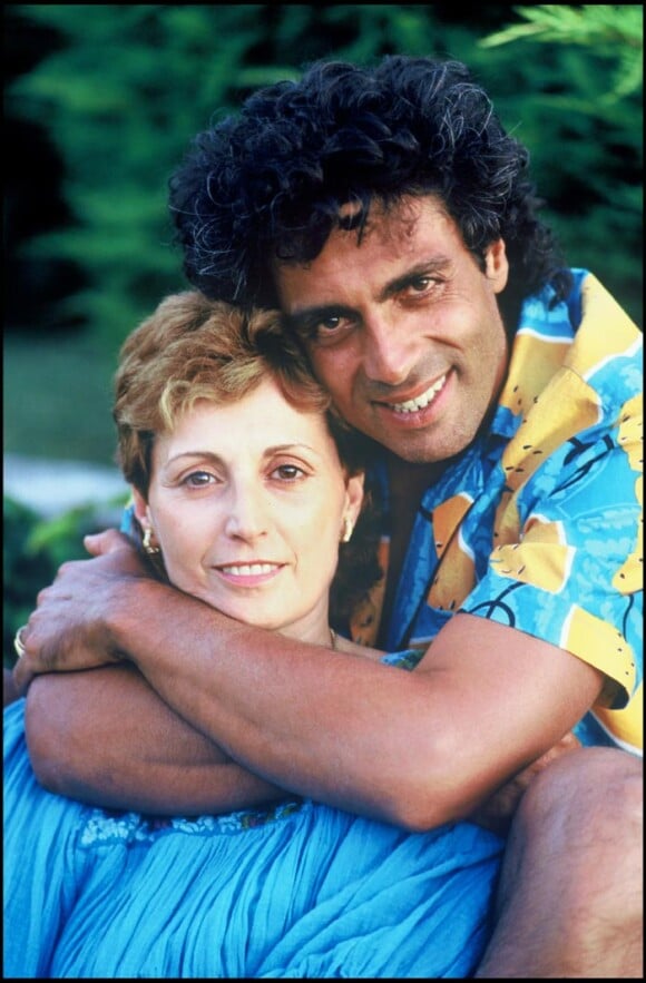Enrico Macias et Suzy en 1986.