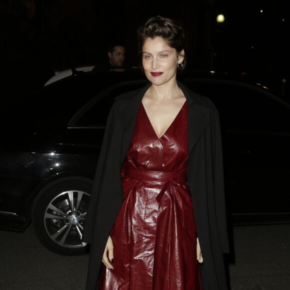 Laetitia Casta au Grand Palais lors du défilé Nina Ricci. Paris le 5 mars 2016.