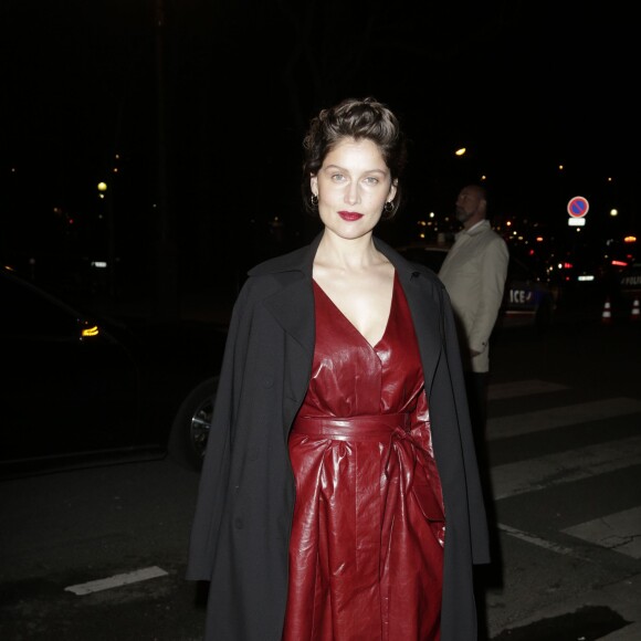 Laetitia Casta au Grand Palais lors du défilé Nina Ricci. Paris le 5 mars 2016.