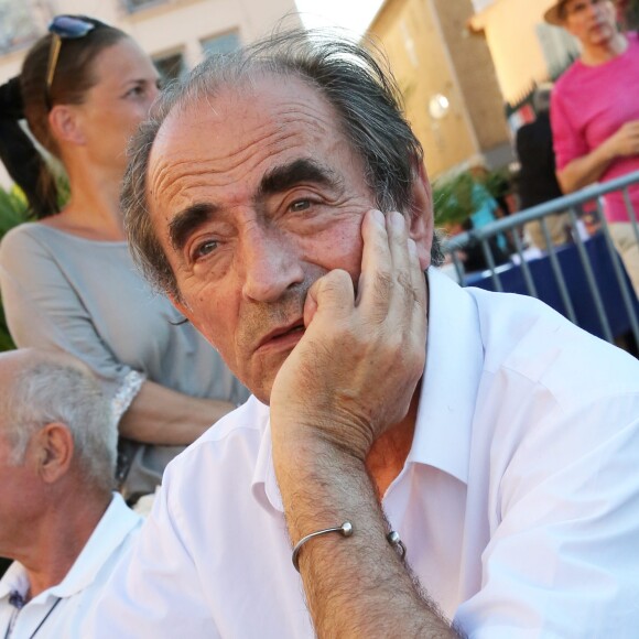 Richard Bohringer sur le port de St Tropez le 11 août 2013.