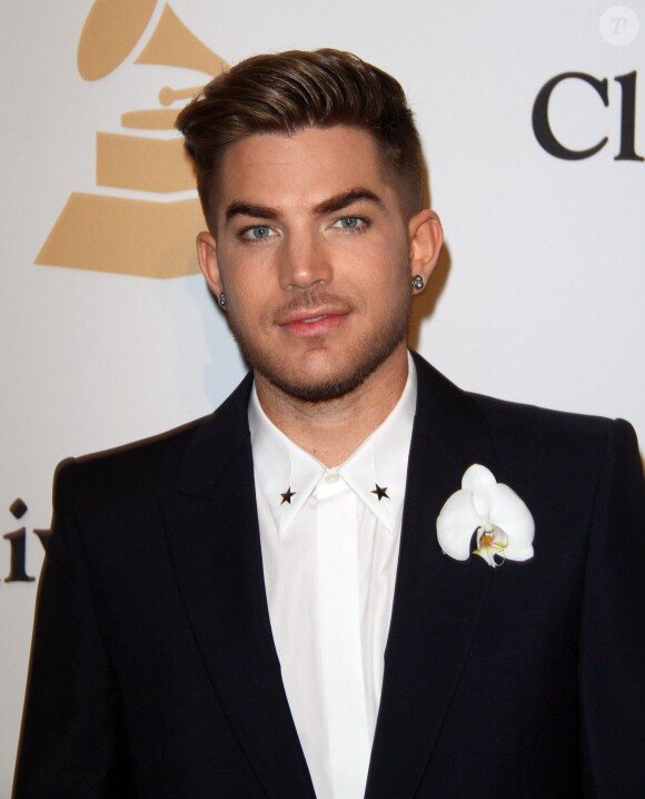 Adam Lambert - Soirée de Gala Clive Davis Pre-Grammy à l'hôtel Hilton de Beverly Hills le 14 février 2016.
