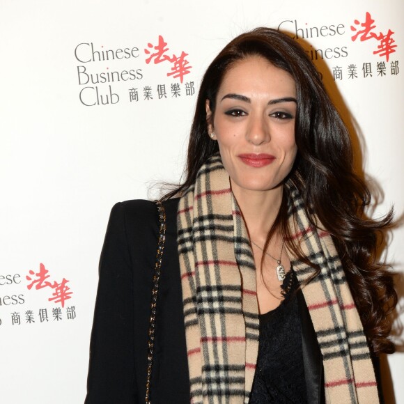 Sofia Essaïdi au photocall du déjeuner du Chinese Business Club à l'hôtel Intercontinental pour la journée internationale des femmes à Paris le 8 mars 2016. © Rachid Bellak / Bestimage