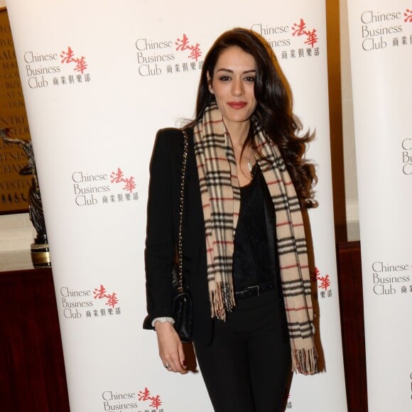 Sofia Essaïdi au photocall du déjeuner du Chinese Business Club à l'hôtel Intercontinental pour la journée internationale des femmes à Paris le 8 mars 2016. © Rachid Bellak / Bestimage