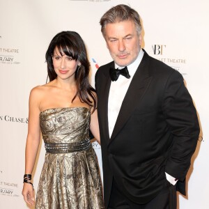 Alec Baldwin et sa femme Hilaria Thomas au 75e anniversaire du ‘American Ballet ‘ à New York, le 21 octobre 2015