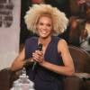 Exclusif - Amanda Scott, dans l'émission Du côté de chez Dave, tournée le 18 février 2016 à Paris et diffusée le 13 mars 2016 sur France 3.