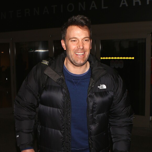 Ben Affleck à l'aéroport de Los Angeles, le 12 mars 2016