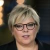 Exclusif - Laurence Boccolini à l'enregistrement de l'émission La télé chante pour le Sidaction aux Folies Bergère à Paris, le 11 mars 2015.