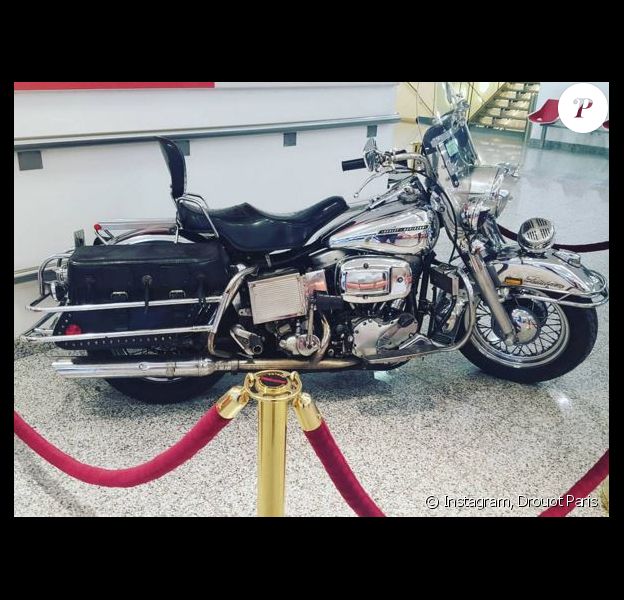 La Harley-Davidson de Michel Polnareff. Instagram, le 19 mars 2016.