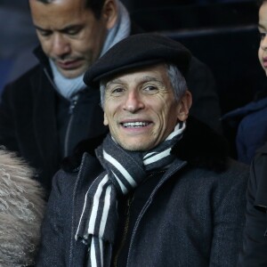 Nagui - People au match de football PSG - Monaco au Parc des Princes le 20 mars 2016. © Cyril Moreau/Bestimage