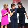 Laurence Ferrari, Roselyne Bachelot et Audrey Pulvar lors du lancement de D8 à Paris le 20 septembre 2012.