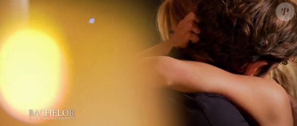 Diane et Marco s'embrassent dans Bachelor, sur NT1, lundi 21 mars 2016