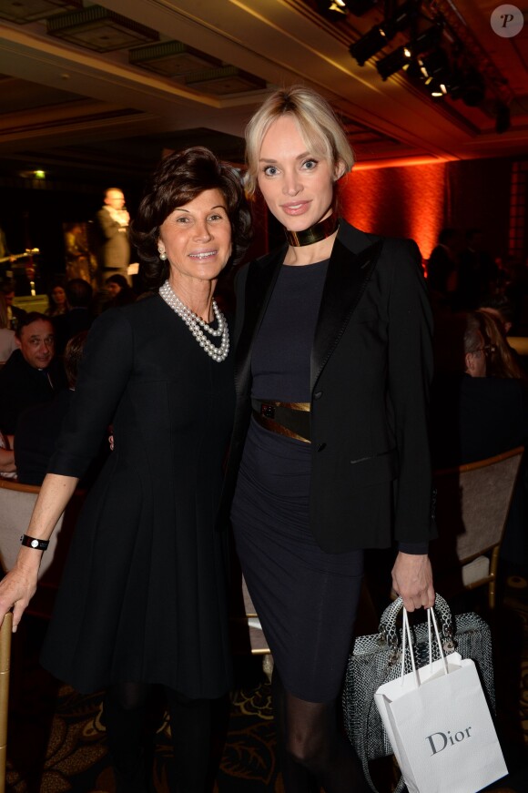 Sylvie Rousseau et Inna Zobova - Soirée de gala des "Sauveteurs sans frontières" à l'hôtel le collectionneur à Paris le 21 mars 2016. © Rachid Bellak/Bestimage
