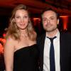 Romain Sardou et sa femme Francesca - Soirée de gala des "Sauveteurs sans frontières" à l'hôtel le collectionneur à Paris le 21 mars 2016. © Rachid Bellak/Bestimage