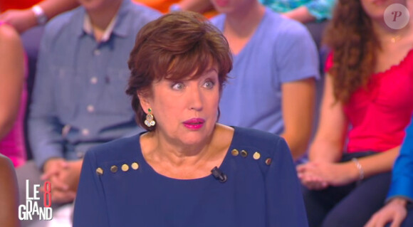 Roselyne Bachelot avoue avoir refusé de participer à "Danse avec les stars" sur TF1 sur le plateau du "Grand 8" sur D8. Le 29 septembre 2014.