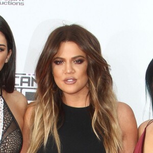 Khloé Kardashian, Kendall et Kylie Jenner - Soirée "American Music Awards" à Los Angeles le 23 novembre 2014.