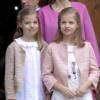 Leonor et Sofia sont de plus en plus à l'aise lors des sorties médiatisées, comme la messe pascale à Majorque. La reine Letizia et le roi Felipe VI d'Espagne ont assisté le 27 mars 2016 en compagnie de leurs filles Leonor, princesse des Asturies, et l'infante Sofia ainsi que la reine Sofia d'Espagne à la messe de Pâques en la cathédrale de Palma de Majorque.