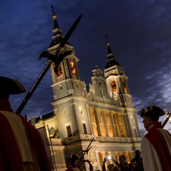 L'infante Elena d'Espagne a participé le 26 mars 2016 à Madrid à la procession du Cristo de los Alabarderos.