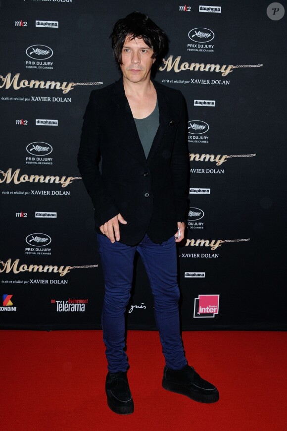 Nicolas Sirkis à la première du film Mommy à Paris, France, le 30 septembre 2014