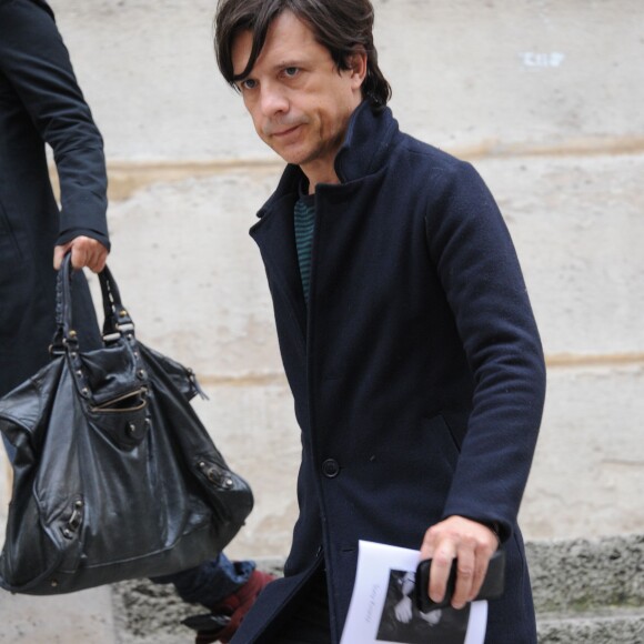 Nicolas Sirkis après les obsèques de Tony Krantz à Paris, le 16 septembre 2011