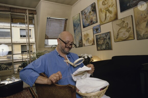 En France, à Paris, chez lui, portait de Jean-Pierre Coffe en 1989