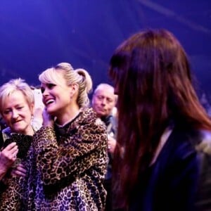 Exclusif : Laeticia Hallyday avec les fans lors du concert du 26 mars 2016 à Bruxelles, un hommage bouleversant