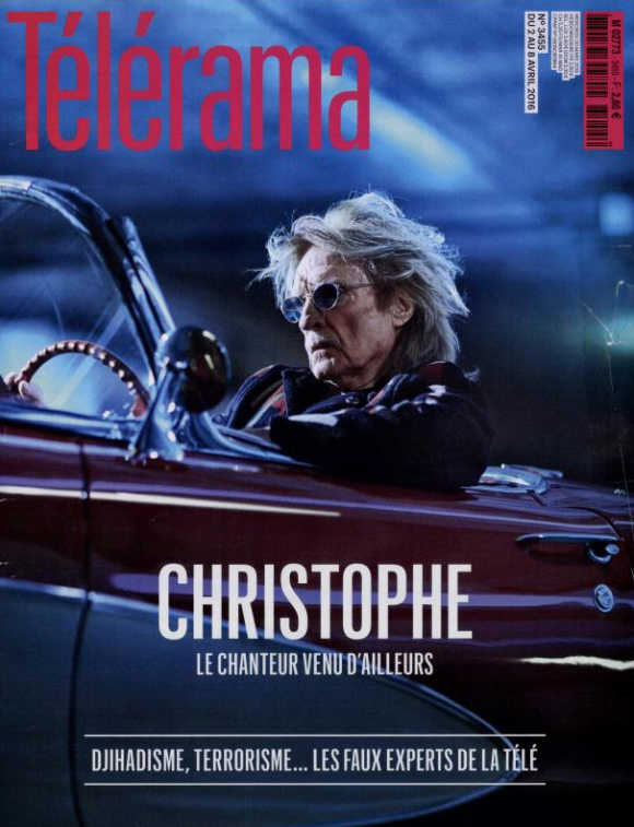 Retrouvez l'intégralité de l'interview du chanteur Christophe dans le magazine Telerama, en kiosques cette semaine.