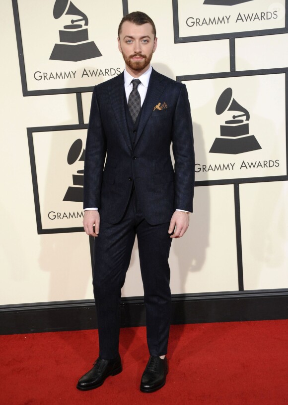 Sam Smith à La 58ème soirée annuelle des Grammy Awards au Staples Center à Los Angeles, le 15 février 2016.