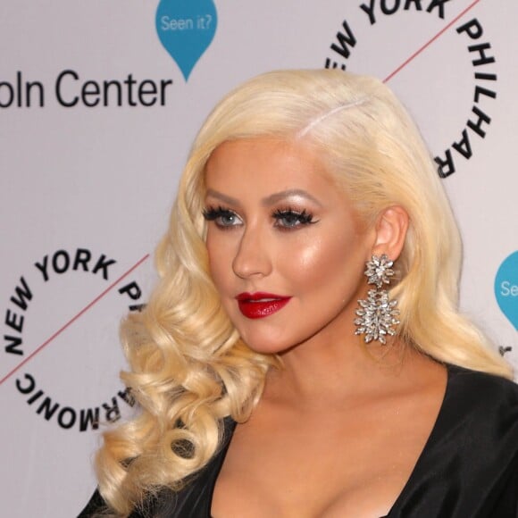 Christina Aguilera à la soirée 'Sinatra Voice for A Century' à David Geffen Hall à New York, le 3 décembre 2015