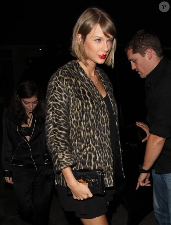 Taylor Swift arrive au restaurant The Nice Guy à West Hollywood le 25 Mars 2016