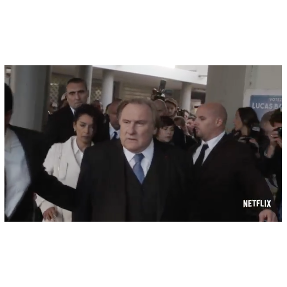 Gérard Depardieu (Le maire) et Benoît Magimel dans la bande annonce de Marseille, le 31 mars 2016.