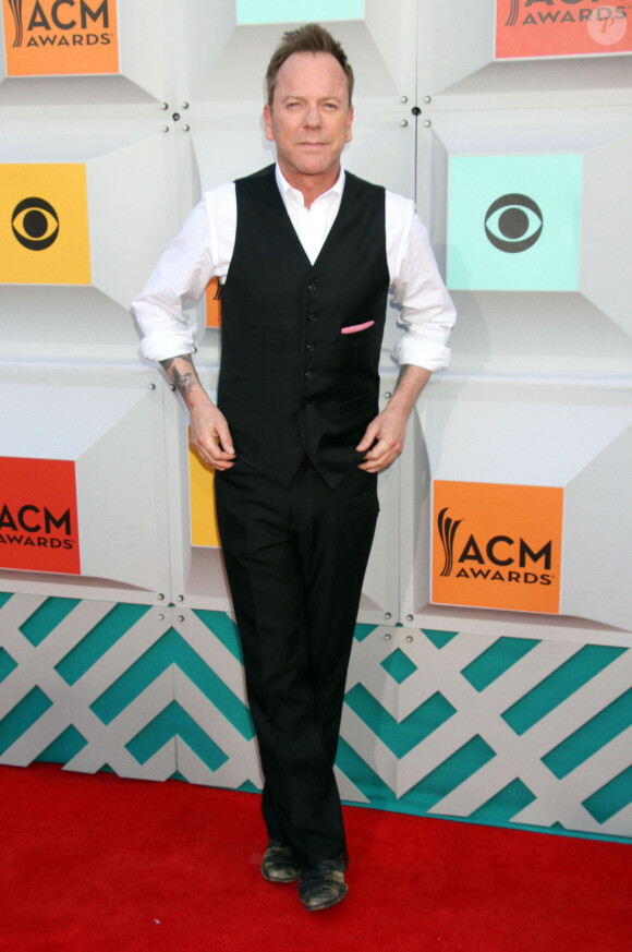 Kiefer Sutherland à la 51e cérémonie annuelle des Academy Country Music Awards à l'hôtel MGM de Las Vegas le 3 Avril 2016.