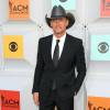 Tim McGraw  à la 51e cérémonie annuelle des Academy Country Music Awards à l'hôtel MGM de Las Vegas le 3 Avril 2016.