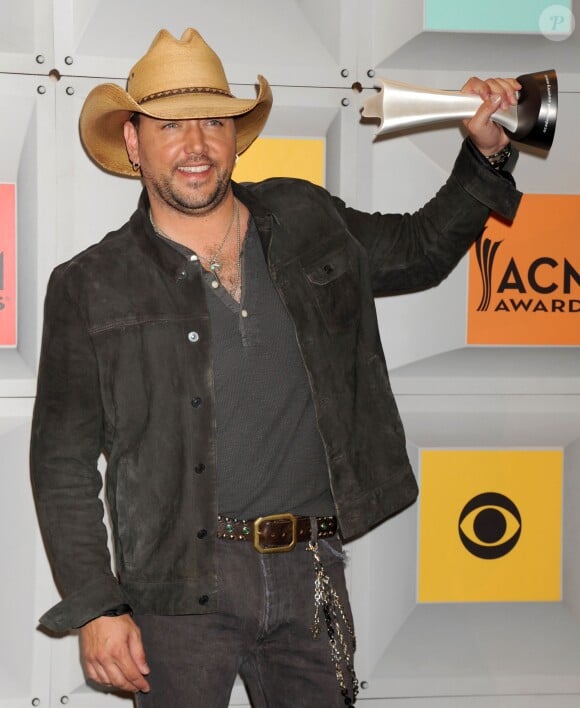 Jason Aldean  à la 51e cérémonie annuelle des Academy Country Music Awards à l'hôtel MGM de Las Vegas le 3 Avril 2016.