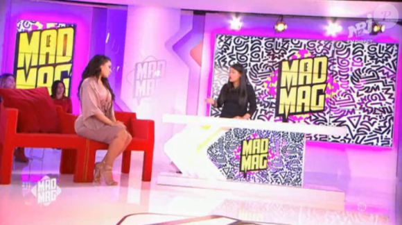 La sexy Milla Jasmine revient sur sa soirée avec Chris Brown, Ayem et Nabilla, dans le Mad Mag sur NRJ12, le 4/04/16