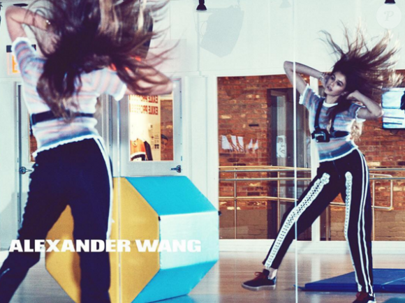 Kaia Gerber dans la campagne printemps/été Alexander Wang