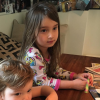 Ivanka Trump a publié une photo de sa fille Arabella et son fils Joseph en train de regarder leur petit frère Theodore James, sur sa page Instagram, le 1er avril 2016.