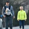 Exclusif - Hayden Panettiere et son compagnon Wladimir Klitschko se promènent avec leur fille Kaya à Nashville, le 7 mars 2015.