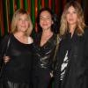 Amanda Sthers, Sandra Zeitoun et Isabelle Funaro - Vernissage de l'exposition de l'artiste plasticien Carlos Cruz Diez chez Heidi Barnes à Paris, le 7 avril 2016. © Veeren/Bestimage