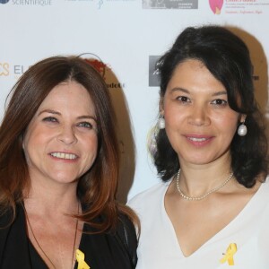 Charlotte Valandrey, Yasmine Candau (présidente de l'association Endofrance) - Photocall du Gala de charité au profit de l'association "Endofrance" qui lutte contre l'endométriose au Pavillon Royal à Paris le 07 avril 2016. © CVS/BestimageJean-Claude Narcy, Yasmine Candau (présidente de l'association Endofrance)